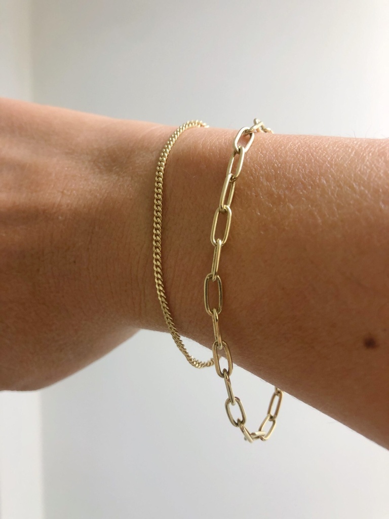 BRACELET LASSO 14kt Yellow Gold Ovale