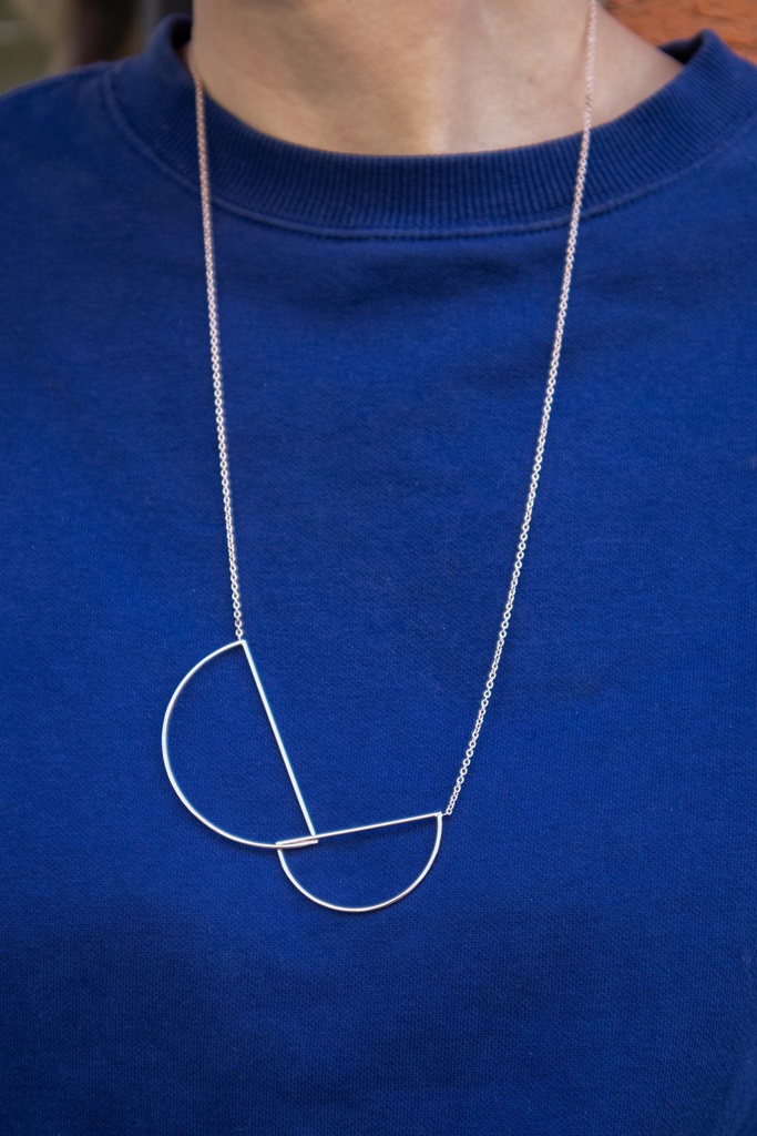 NECKLACE LASSO Circles K1.35 Rose