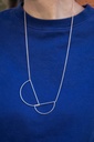 NECKLACE LASSO Circles K1.35 Rose