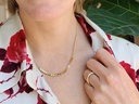NECKLACE LASSO Cube K1.26 Yellow