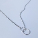 NECKLACE LASSO PHI K1.40 Silver