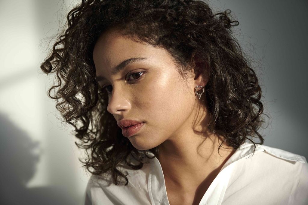 EARRING LASSO PHI O1.92 Silver (1 PIECE)