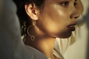 EARRING LASSO PHI O1.93 Yellow (1 PIECE)