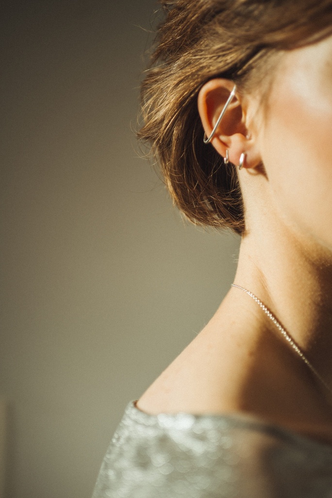 EARSTUD LASSO Tubular Minds O1.76 Silver (1 PIECE)