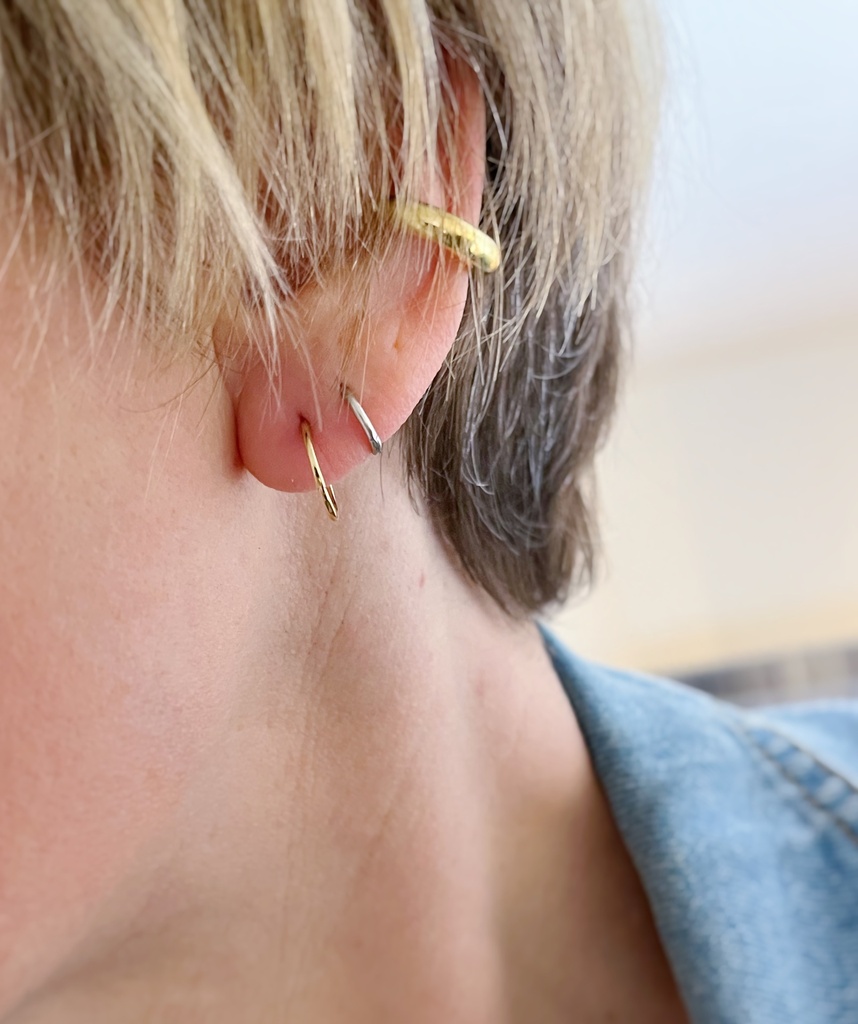 EARRINGS LASSO 14kt Yellow Gold (ONE PIECE)