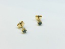 EARSTUDS LASSO London Topaz