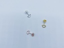 EARSTUD LASSO Circles O1.53 Silver (1 STUK)