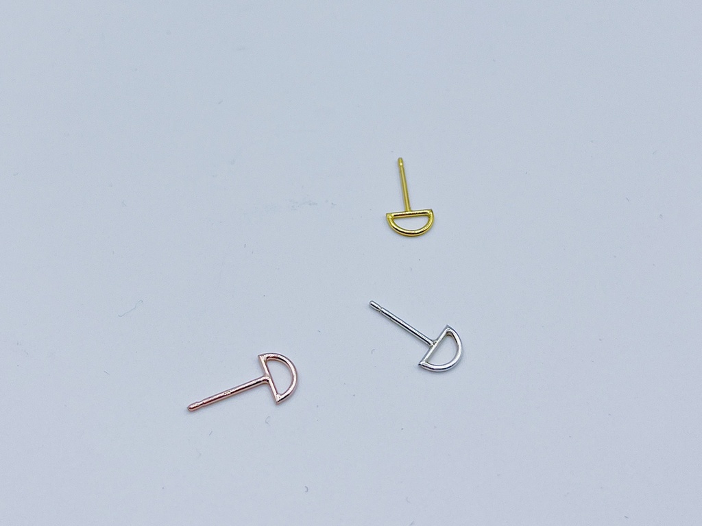 EARSTUD LASSO Circles O1.53 Silver (1 STUK)