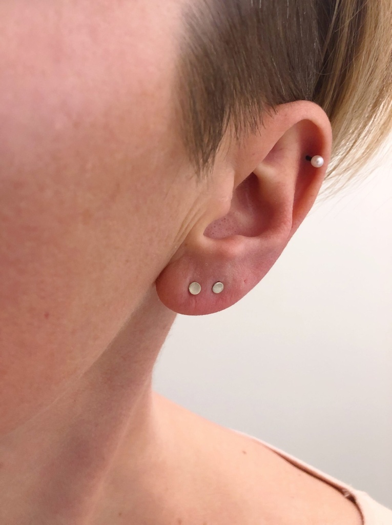 EARSTUD LASSO Disc O1.97 Silver (1 PIECE)