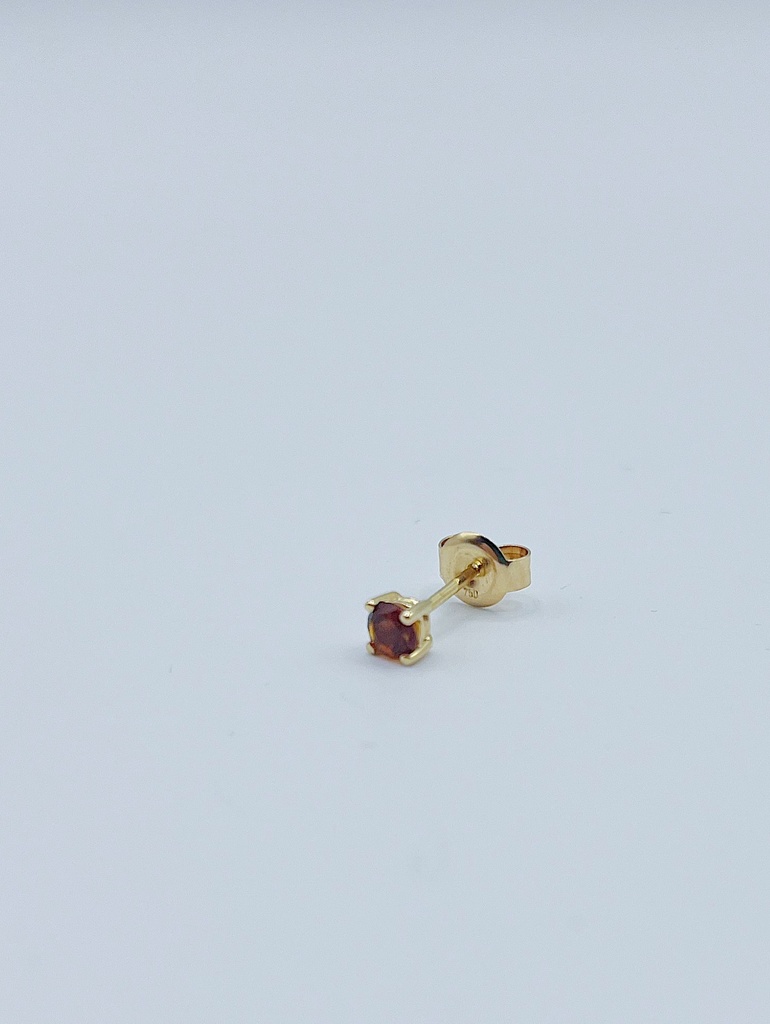 EARSTUD LASSO Madeira Citrine