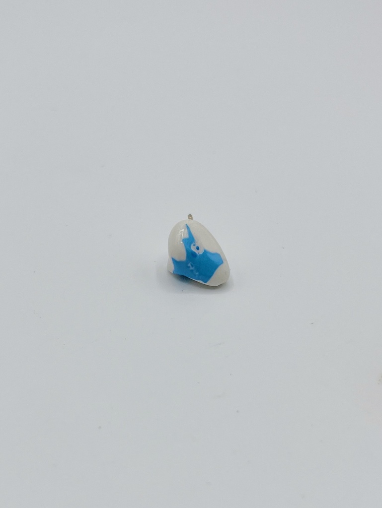 EARRING Anke Raeymaekers O13.7 Blue