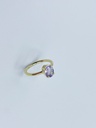 RING LASSO 18kt Yellow Gold & Amethist 