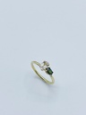 RING LASSO 18kt Yellow gold & Tourmaline