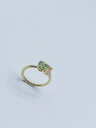 RING LASSO 18kt Yellow Gold & Morganite & Tourmaline