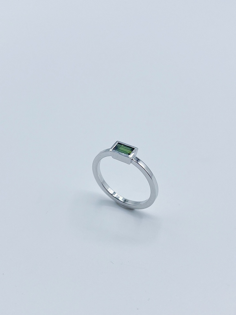 RING LASSO 18kt White gold & Tourmaline 