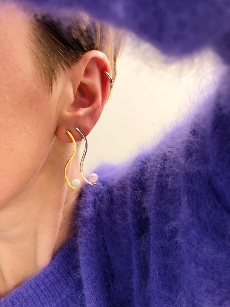 EARRINGS Liesbeth Gemels O16.21 Lapis Lazuli
