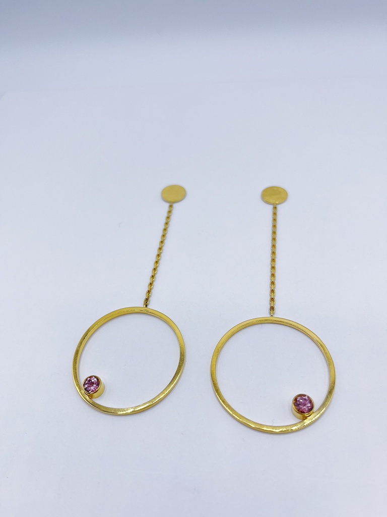 EARRINGS Liesbeth Gemels O16.24 Tourmaline