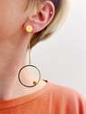 EARRINGS Liesbeth Gemels O16.24 Tourmaline