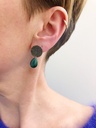 EARRINGS Liesbeth Gemels O16.6 Smokey Quartz