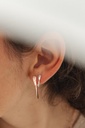 EARSTUD LASSO TWISTED BONE O1.4 yellow