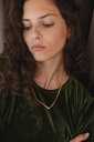 NECKLACE LASSO TWISTED BONE K1.22 Yellow 