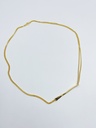 NECKLACE LASSO TWISTED BONE K1.22 Yellow 