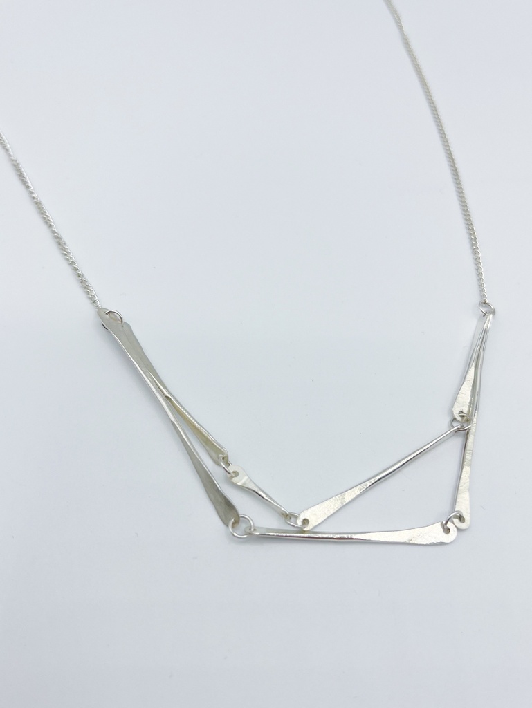 NECKLACE LASSO TWISTED BONE K1.24 Silver