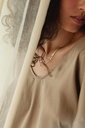 NECKLACE LASSO TWISTED BONE K1.24 Silver