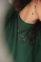 NECKLACE LASSO TWISTED BONE K1.24 Rose