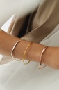 BANGLE LASSO TWISTED BONE A1.6 Silver