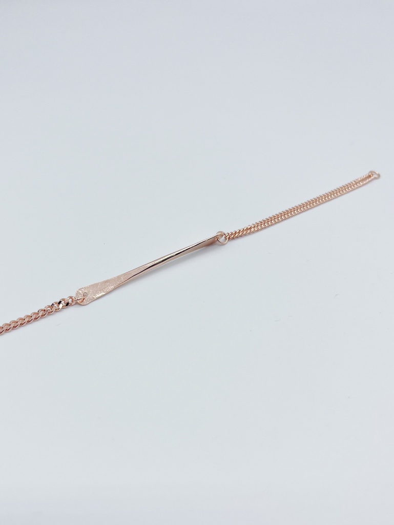 BANGLE LASSO TWISTED BONE A1.35 Rose