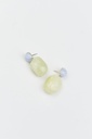 EARRINGS Mussels & Muscels O19.4 Chalcedony & Jade