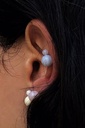 EARRINGS Mussels & Muscels O19.7 Coral