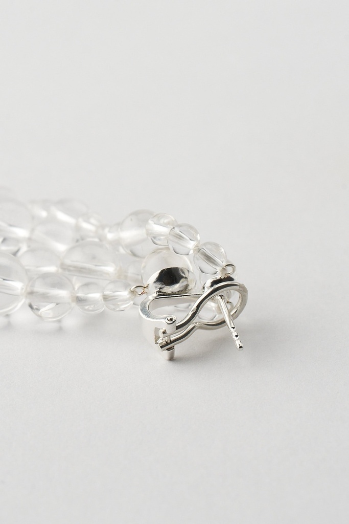 EARRINGS Mussels & Muscels O19.14 Rock Chrystal