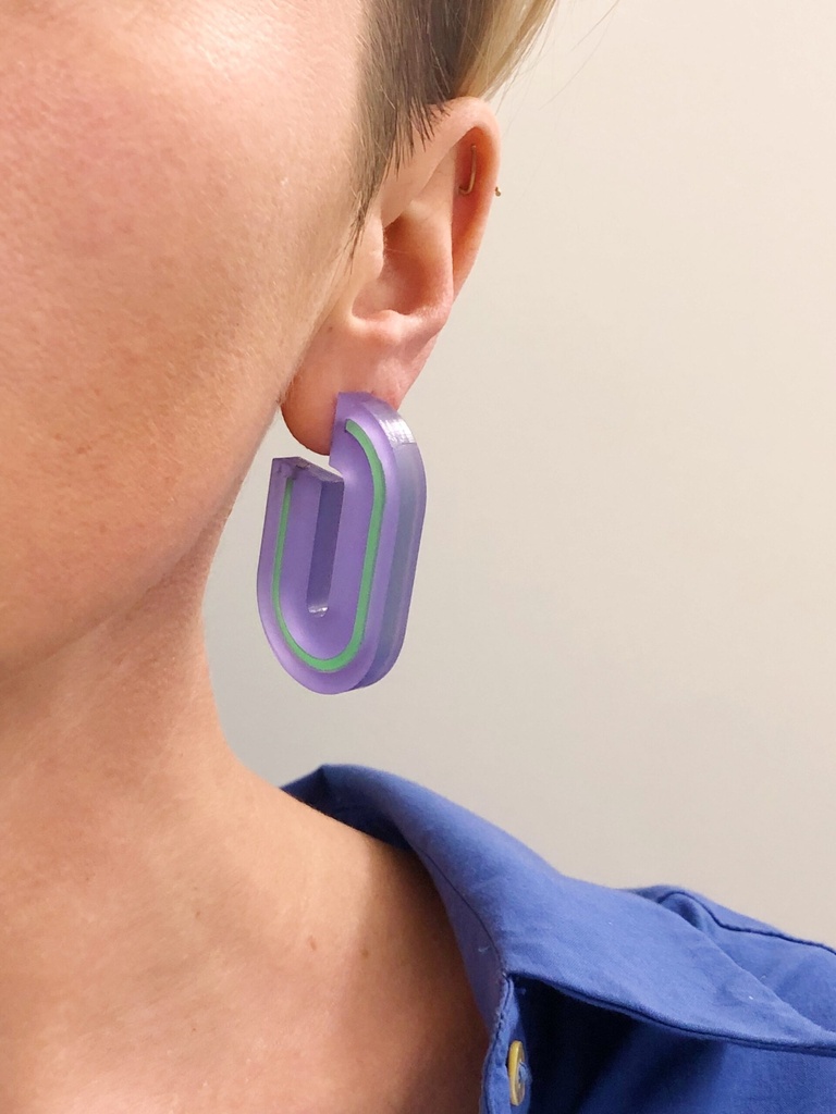 EARRINGS Zoë Eysermans O23.1 Ice