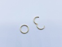 EARRINGS LASSO 14kt Yellow Gold (ONE PIECE)