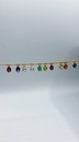 PENDANT LASSO Gem Rhodolite Yellow