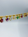 PENDANT LASSO Gem Rhodolite Yellow