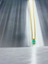 PENDANT LASSO Gem Emerald Yellow 