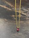 PENDANT LASSO Gem Ruby Yellow