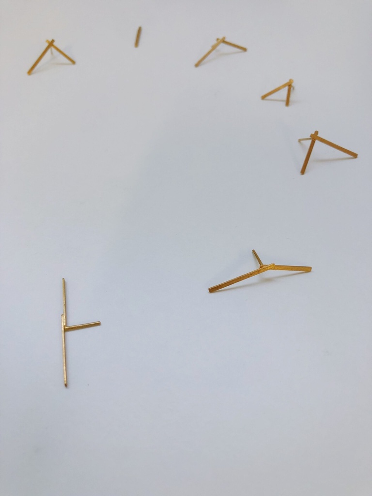 EARRINGS Panayiotis Panayi 024.1  clock 5am/pm