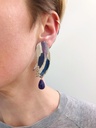EARRINGS Mass Lee O26.5 Purple