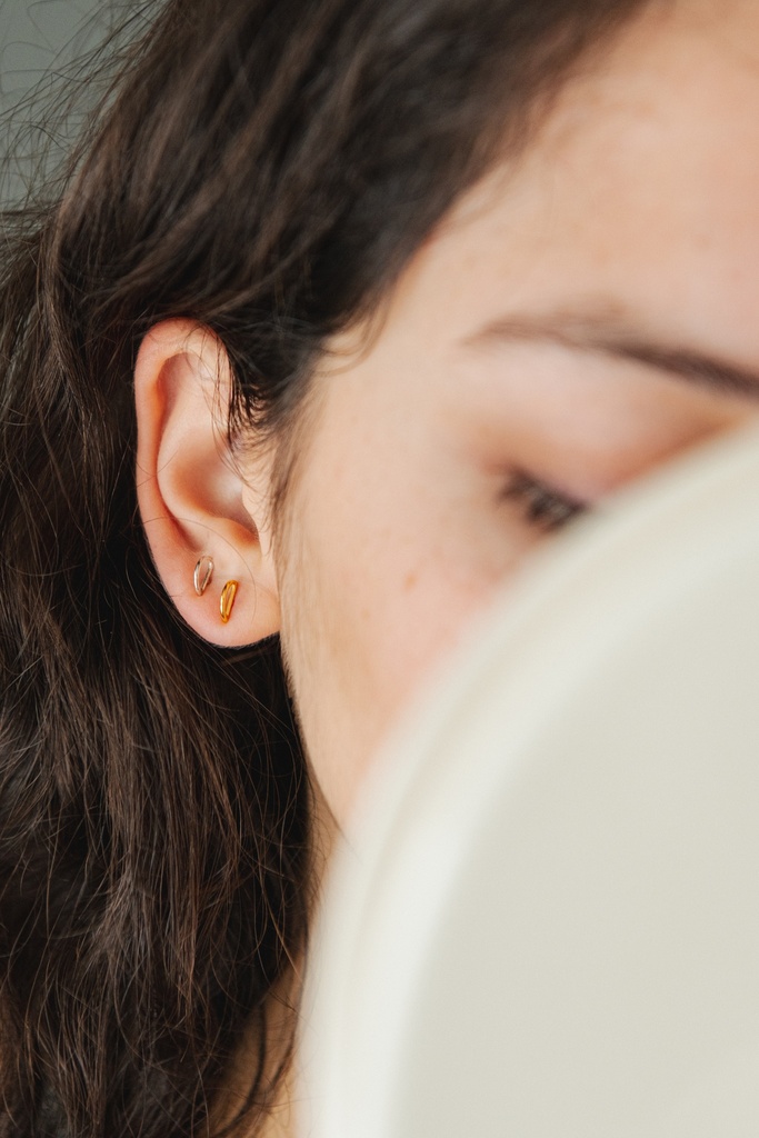 EARSTUD LASSO Circles O1.53 Silver (1 STUK)