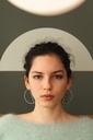 EARSTUDS LASSO Circles O1.57 Yellow