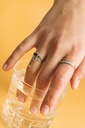 RING LASSO 18kt White gold & Tourmaline 