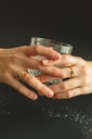 RING LASSO 18kt Yellow Gold & Tourmaline & Sapphire 