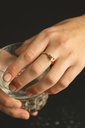 RING LASSO 18kt Yellow Gold & Tourmaline & Sapphire 