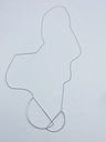 NECKLACE LASSO Circles K1.35 Silver