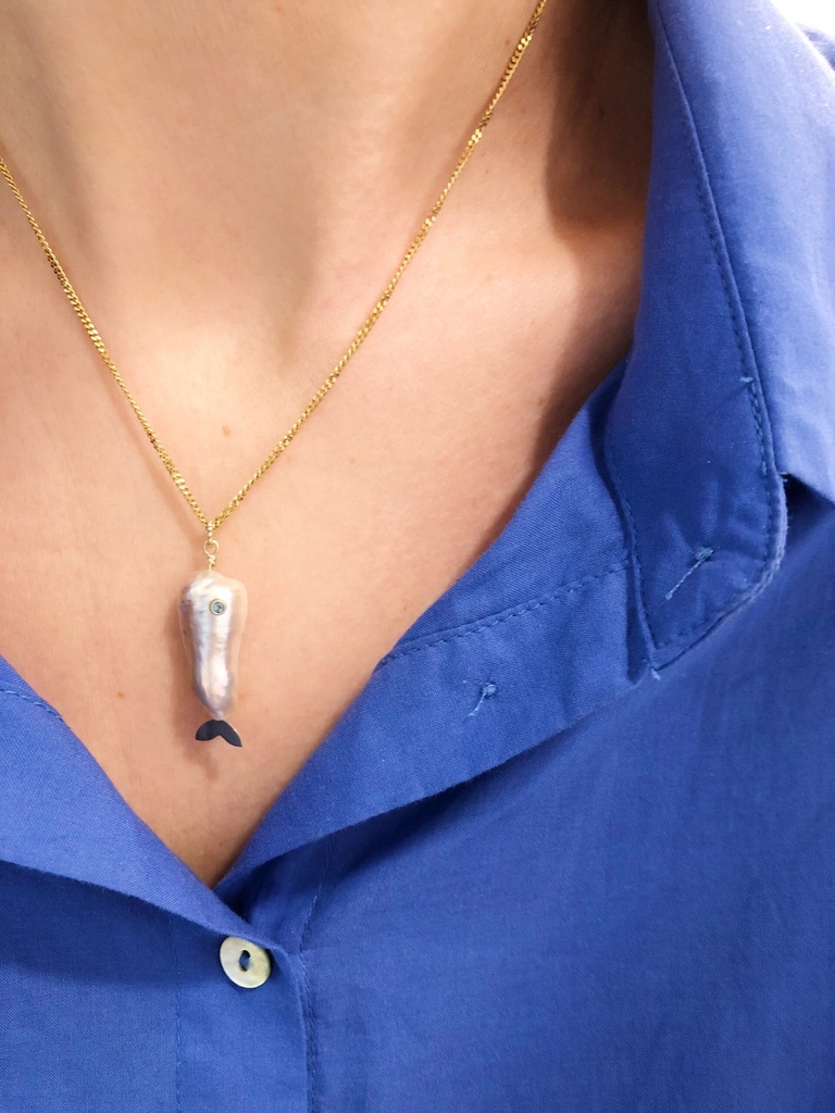 PENDANT Studio Bruijnvis H50.1 Whale Blue