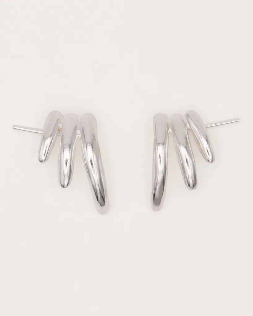 SELVA Earrings silver 2.webp